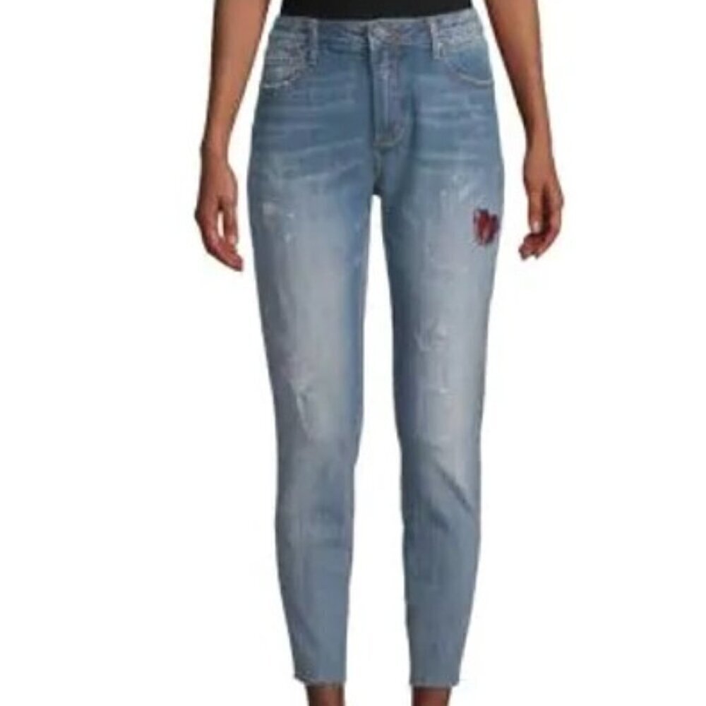 Driftwood Joyce Skinny Medium Wash Jeans Size 28